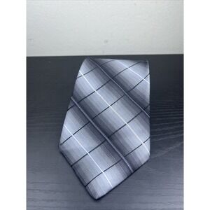 Axist Gray Fade Men's Silk Neck Tie 60" Modern Designer Tie